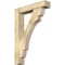 Ekena Millwork Olympic Block Rough Sawn Bracket w/ Offset Brace, Douglas Fir, 6"W x 28"D x 40"H BKT0604X28X40OLY05RDF - alternate 1